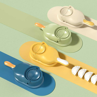 shoprista Dumpling Press(Plastic (Assorted)(2 in 1 Dumpling Maker Ghughra Momos Maker Machine,))