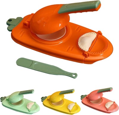 SCIVER Cold 2 in 1 Dumpling Maker Ghughra Momos Puri Maker Machine Manual Dough Press(NEW-MAKER)