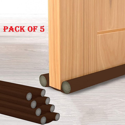 Elegant enterprises Double Sided Door and Window Draft Stopper(Brown36 mm)