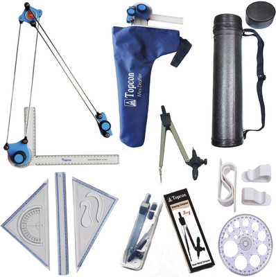 Topcon Art No - 2002 Drafting Compass Set(Number of 7)