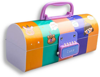 Viradiya's Pencil Box Stationary Set with Different compartments Drafting Compass Set(Number of 2)