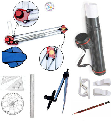 Uttam Drafting-9 Drafting Kit(Pack of 9)