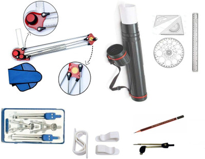 Antiquity Mini drafter for Engineering Student With Deluxe Quality Drafting Kit(Pack of 10)