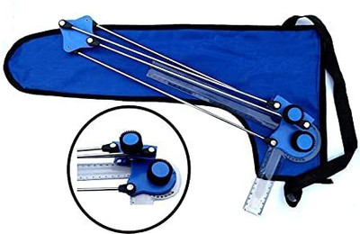 MIKEL ENTERPRISES Mini Drafter With Unbreakable Scale For Drawing, Architect, Engineers Drafting Kit(Pack of 1)