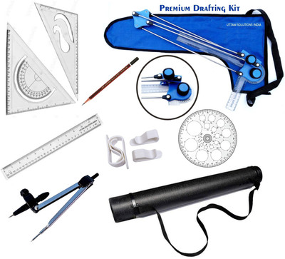 Uttam Premium Products Drafting Kit(Pack of 9)