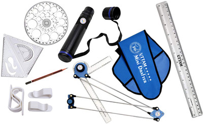Uttam Premium Drafting Kit(Pack of 8)