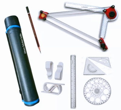TipTop Uttam K-8 Drafting Kit(Pack of 8)