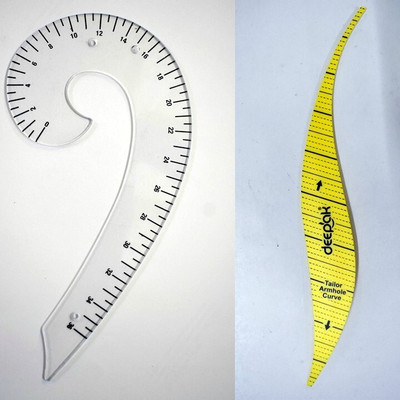 prabhas designs French Curve and arm Hole Curve Pattern Maker Combo Drafting Kit(Pack of 1)