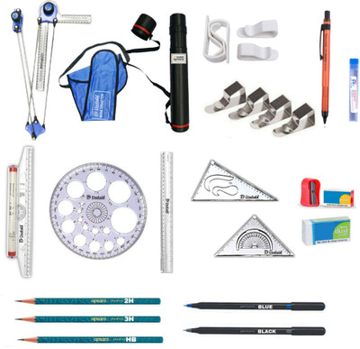 DUSHALA Engineering drawing Tools 3 Drafting Kit(Pack of 12)