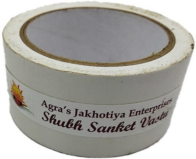 Shubh Sanket Vastu White Vastu Tape for Vastu Dosh Correction for Bathroom & Entrance Drafting Tape(2 inch x 25 m)