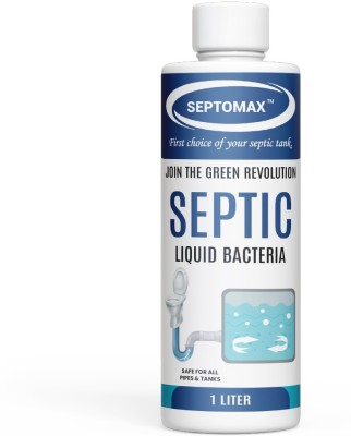 Septomax Bacteria Septic tank Cleaner | Odour Removing Effective Bacteria | Eco-Friendly Liquid Drain Opener(1 L)