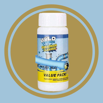 Antiq Mart Blockage Cleaner, Removes Clogs, Blockage in Washbasin, Septic Tank, Sinks Powder Drain Opener(110 g)