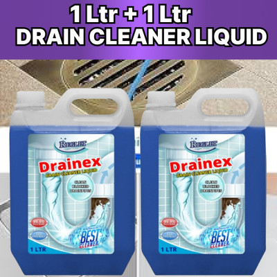 REGLET REMOVES ALL THE DIRT AND EASY FORMULA USES FAST CLEANING. Liquid Drain Opener(2 L, Pack of 2)