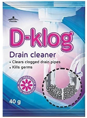 Pidilite D-Klog-Drain_Cleaner_Powder(40g x 5N) Powder Drain Opener(200 g, Pack of 5)