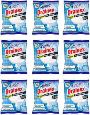 cezliar Dranex Drain Cleaner 50 g (Pack of 9) Powder Drain Opener Powder Drain Opener Powder Drain Opener(450 ml, Pack of 9)