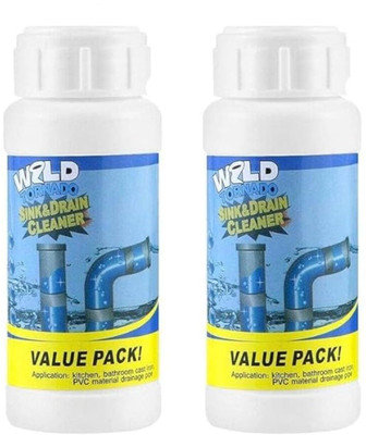 Wish Cloud Wild Tornado Powder Drain Opener(100 g, Pack of 2)
