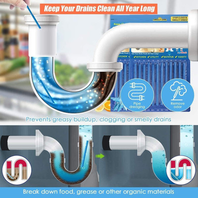 ASTOUND Powerful Drain Cleaner Sticks Crystal Drain Opener(50 g)