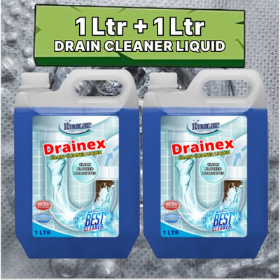 REGLET WORKS QUICKLY: TO TECKLE EVEN THE TOUGHEST OBSTRUCTION. Liquid Drain Opener(2 L, Pack of 2)