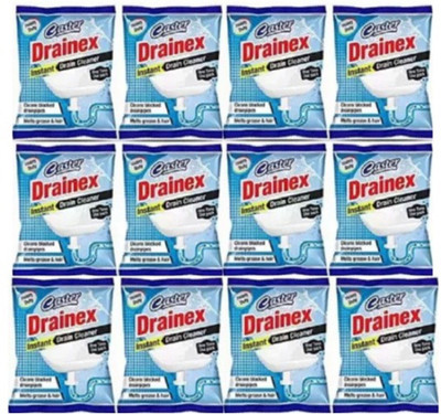 Drainex Casters Powder Drain Opener(660 g, Pack of 12)