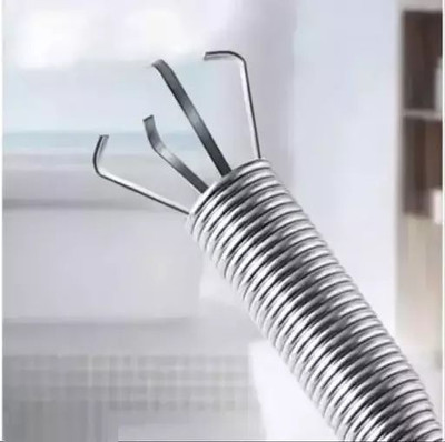 Radha Drain Wire Cleaning Spring Stick, Hair Catching Pipe Cleaning Claw Wire X1.519 Crystal Drain Opener(1 L)
