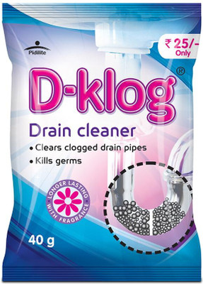 Pidilite D-Klog Drain Cleaner Powder Powder Drain Opener(40 g)