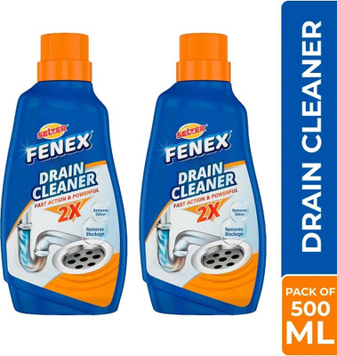 SELZER Drain Cleaner|Drain Cleaner removes clogs & blockages in Washbasin Liquid Drain Opener(500 ml)