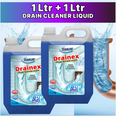 REGLET The Ultimate Guide to Choosing and Using Drain Cleaners Effectively | Liquid Drain Opener(2 L, Pack of 2)