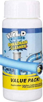ANTIQ WORLD Instant Drain Cleaner Unclog Sinks & Toilets with Ease Powder Drain Opener(110g) Powder Drain Opener(110 g)