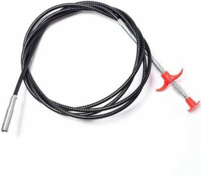 Onlyeasy ABS and Stainless Steel Hair Catching Drain Cleaner Wire Spring Sink Cleaning Stick Crystal Drain Opener(1)
