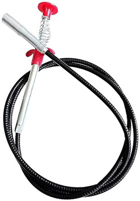 ABlue Clipper Spring Wire Drain Cleaner Tool l Stainless Steel Pipe Clog Remover Pack of 1 Crystal Drain Opener(0 g)