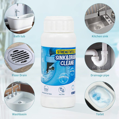 Euclid Pipe Dredging Agent for Clogged Drains Powder Drain Opener(110 g)