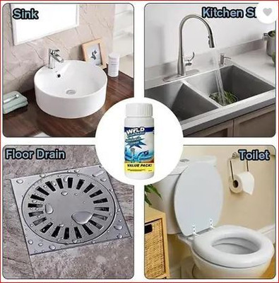 PRERNA Sink & Drain Cleaner@1002 Powder Drain Opener(100 g)