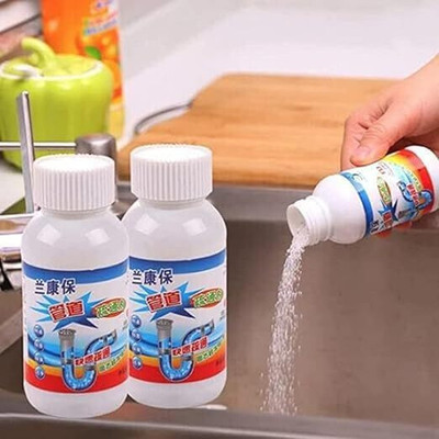 SIDHDHICREATION SINK AND DRAIN CLEANER Powder Drain Opener(100 g)