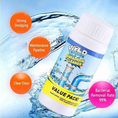 Hoaxer Sink and Drain Cleaner Magic Bubble Bombs Powder Drain Opener(110 g)