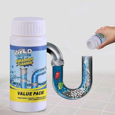 joyus Tornado Powerful Sink and Drain Cleaner Powder Drain Opener(100 g, Pack of 2)