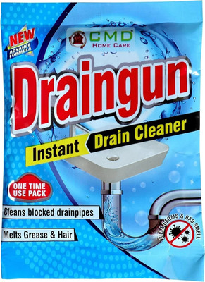CMD Draingun Drain Cleaner 50 gm Drainage Block Remover,Washbasin,Pipe,Sink Powder Drain Opener(0.05 g)
