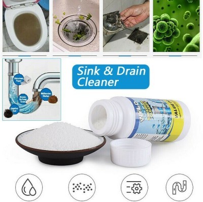 9Up Powerful Drain Blockage Cleaner Sink Cleaner Powder, Drain Cleaner Powder (1Pc) Powder Drain Opener(110 g)