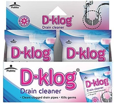 Pidilite D-Klog Drain Cleaner Powder, Removes Block In Drain, Washbasin, Sink Powder Drain Opener(40 g, Pack of 12)