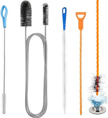 GUDAPATI Drain Cleaner Brush Tool | Sturdy & Flexible Design Multi-purpose Plunger