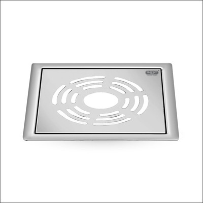 Sanjay Chilly Floor Stainless Steel Push Down Strainer(10 cm Set of 1)