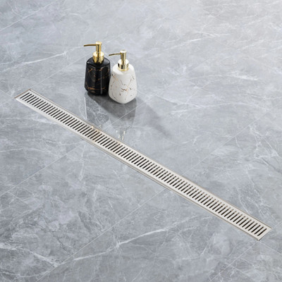 YAVI GLOBAL Floor Stainless Steel Push Down Strainer(91.44 cm Set of 1)