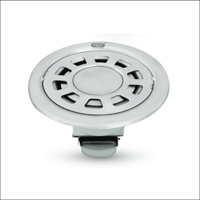 Sanjay Chilly Floor, Kitchen Sink, Bathroom Sink Stainless Steel, Ceramic Push Down Strainer(12.5 cm Set of 1)