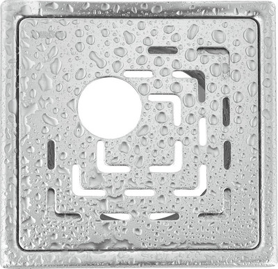 JOHNSON Floor Stainless Steel Push Down Strainer(12.5 cm Set of 1)