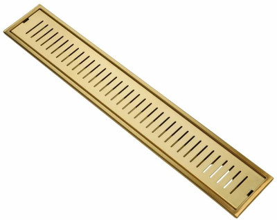 Spazio Floor Stainless Steel Push Down Strainer(40.64 cm Set of 1)