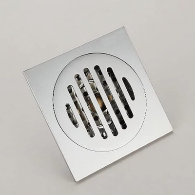 Fossa Floor Stainless Steel Push Down Strainer(12.7 cm Set of 1)