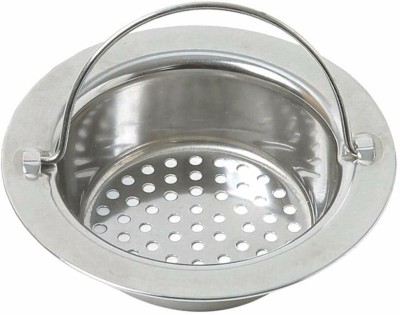 Mobfest Kitchen Sink Stainless Steel Pop-Up Strainer(11 cm Set of 1)