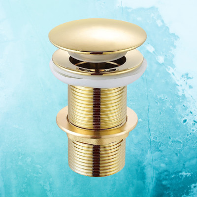 CUROVIT Basin Brass Pop-Up Strainer(3.2 cm Set of 1)
