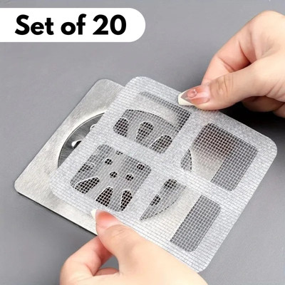 Shalvi Basin Plastic Pop-Up Strainer(10 cm Set of 20)