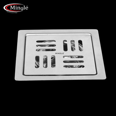 Mingle Floor Stainless Steel Pop-Up Strainer(12.5 cm Set of 1)