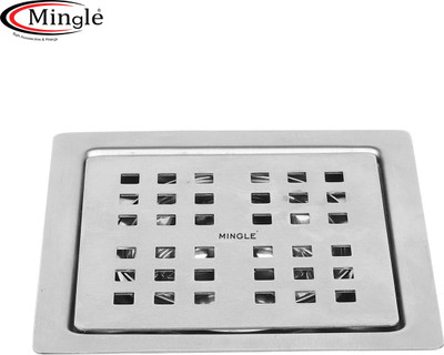 Mingle Floor Stainless Steel Pop-Up Strainer(12.5 cm Set of 1)
